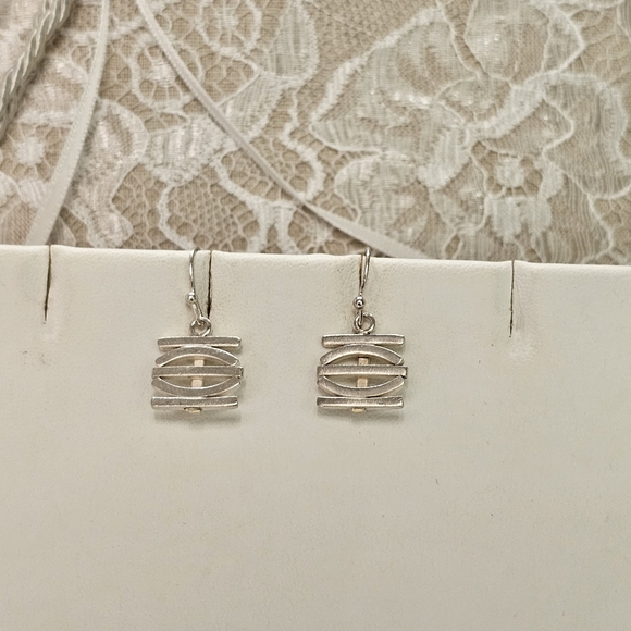 Heather Murray 925 Silver Garden Gate Earrings - Picture 2 of 11